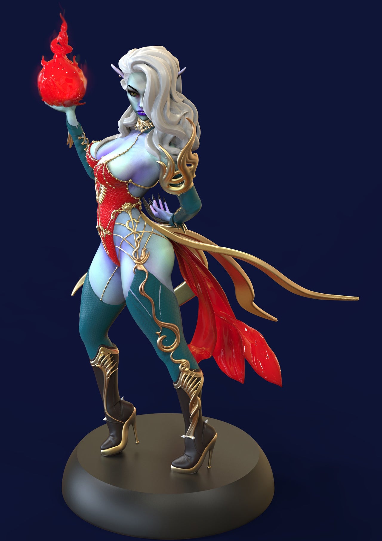 Dark Elf Wizard
