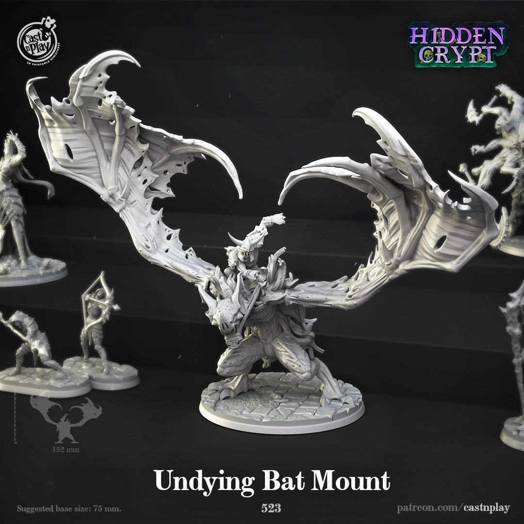 Undying Bat Mount