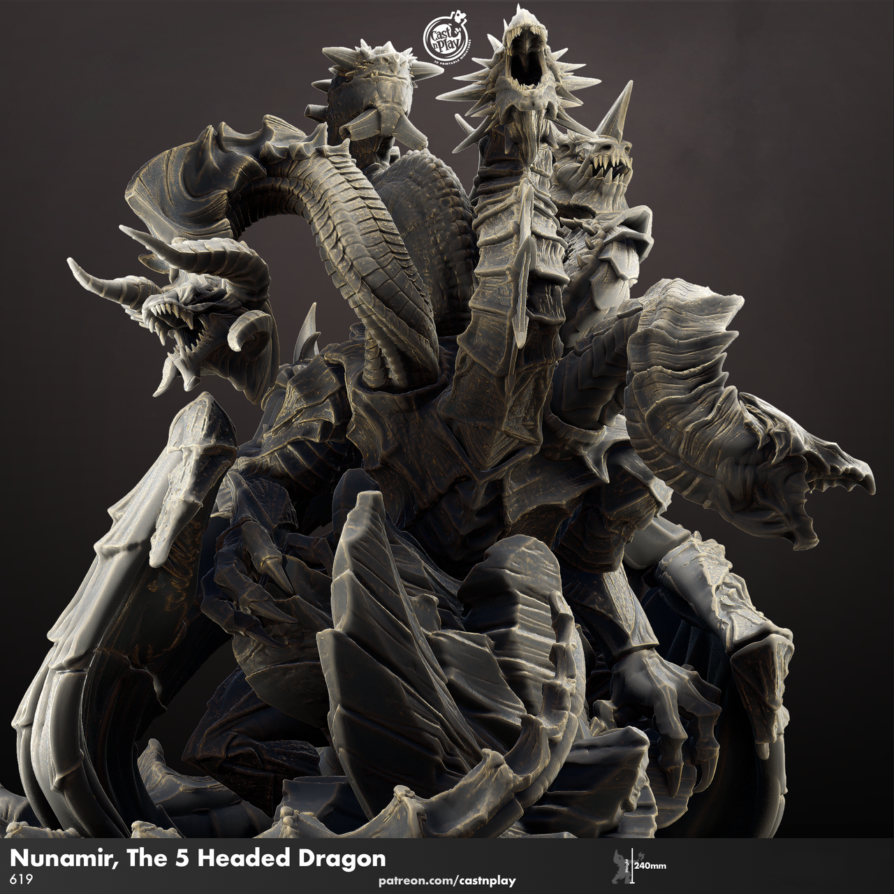 Nunamir, The 5 Headed Dragon