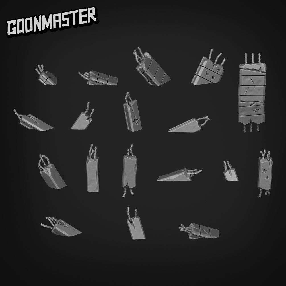 Basing Bits - Concrete Rubble Set A