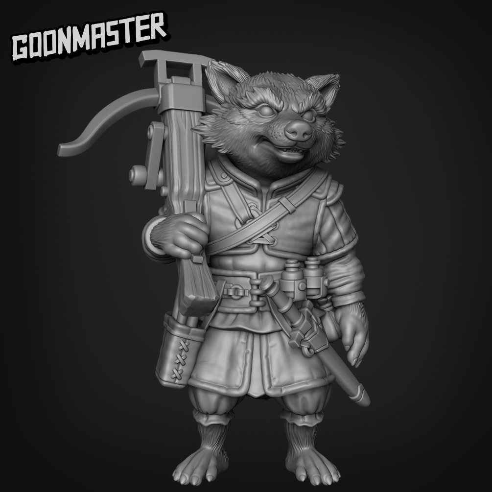 Raccoon Crossbowman Bundle