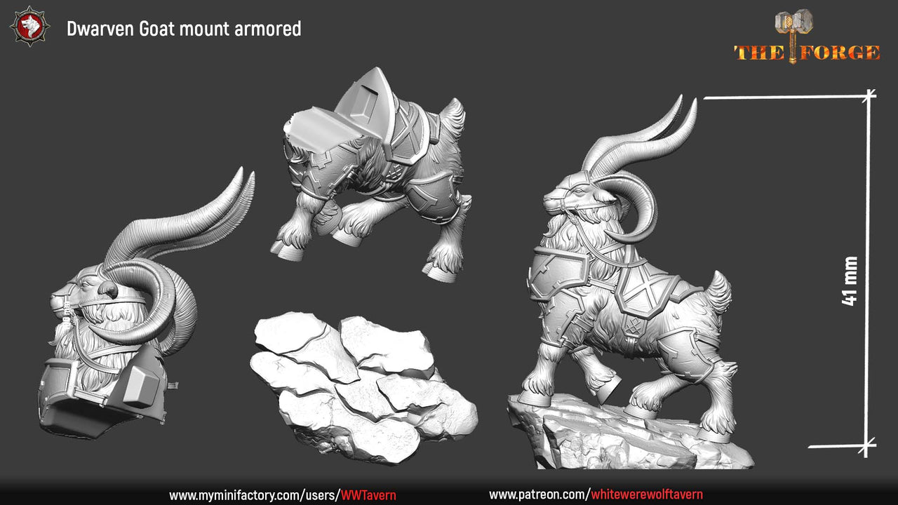 Dwarven Armored Goat