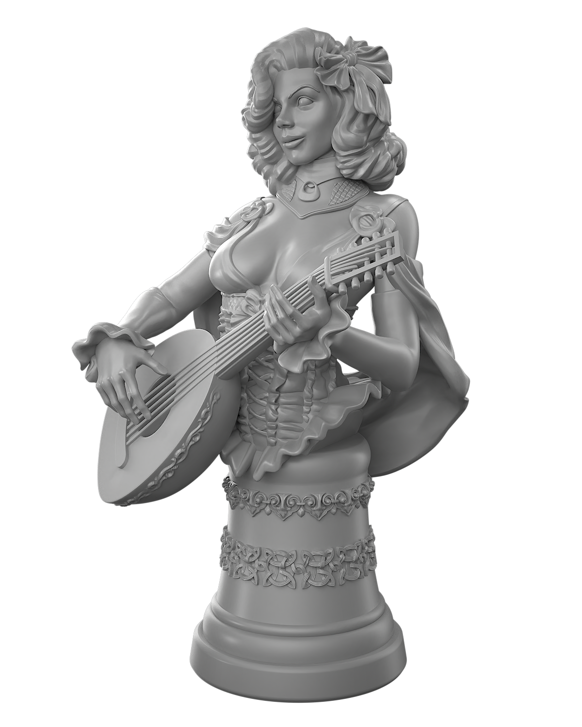 Grogella the Human Bard Busts
