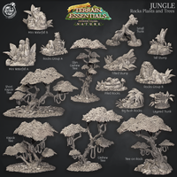 Thumbnail for Jungle Terrain - Rocks, Plants, and Trees