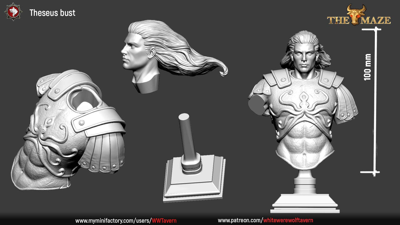 Theseus Bust