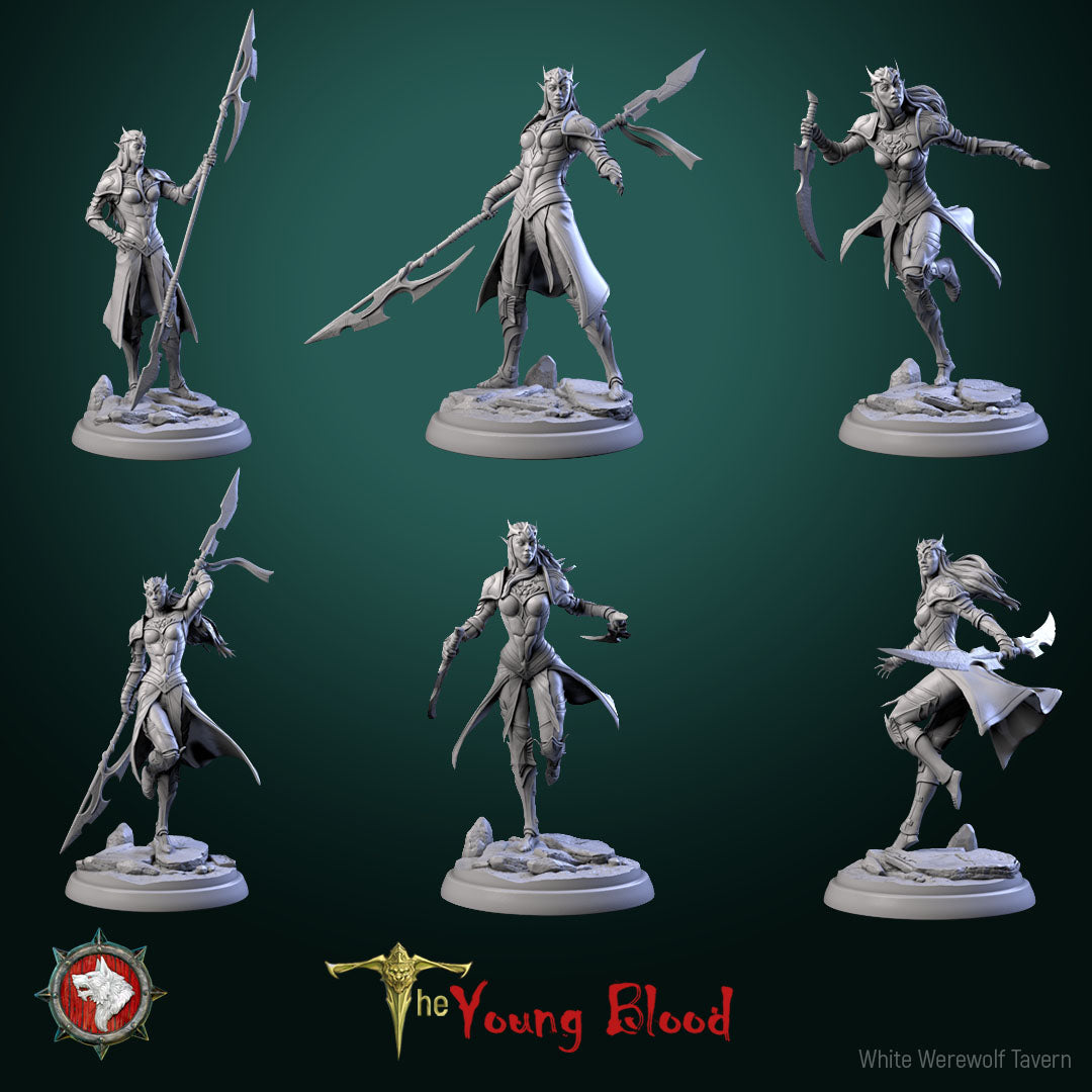 Elven Female Warrior Bundle