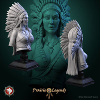 Thumbnail for Native People Huntress Bust