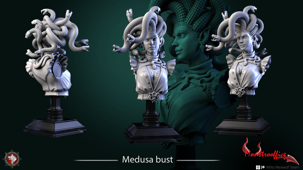 Professor Medusa Bust
