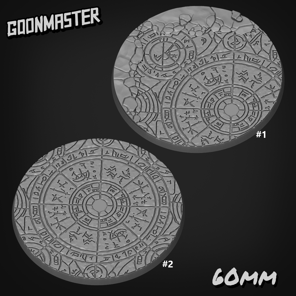 Occult Circle Carving Bases