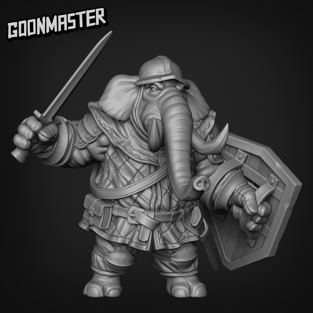 Elephant Sword & Shield Warrior Bundle