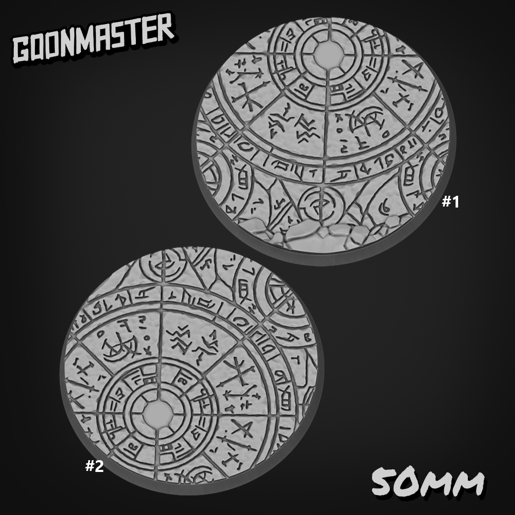 Occult Circle Carving Bases