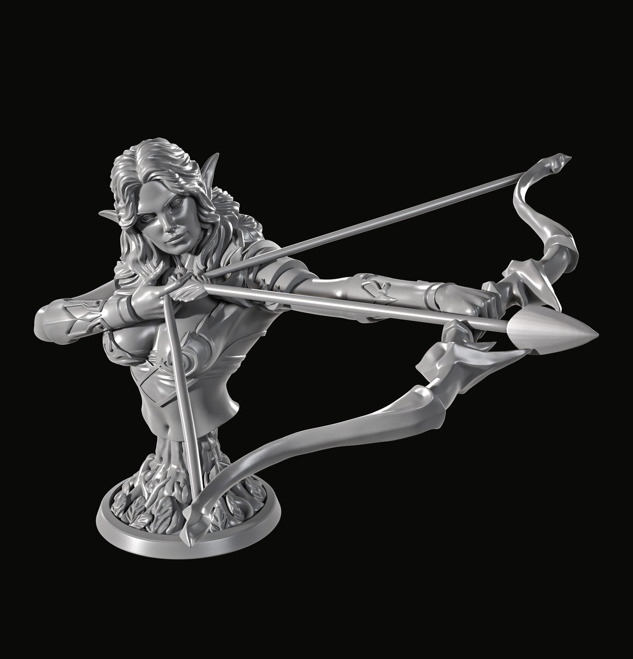 Wood Elf Archer 2 Bust