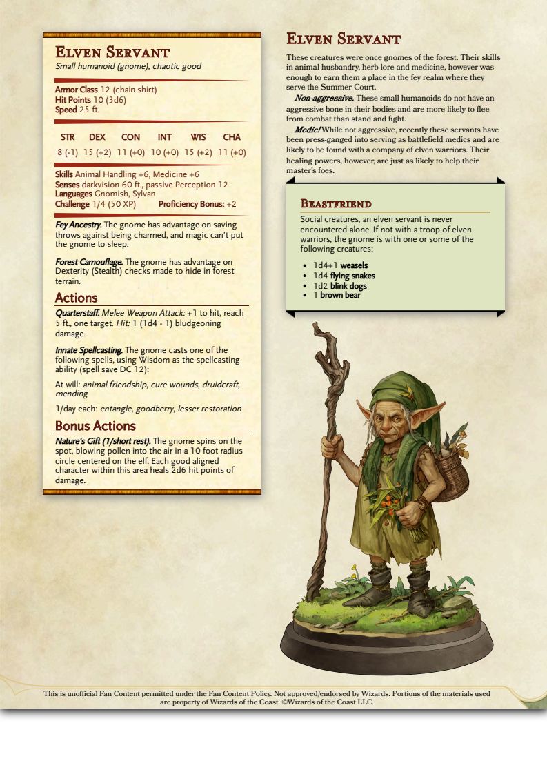 Elven Servant Bundle