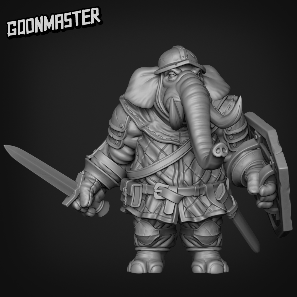 Elephant Sword & Shield Warrior Bundle