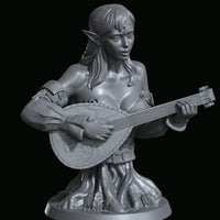 Thumbnail for Wood Elf Bard Bust