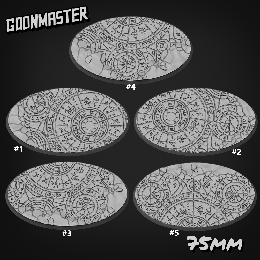 Occult Circle Carving Bases