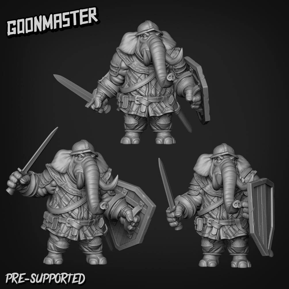 Elephant Sword & Shield Warrior Bundle