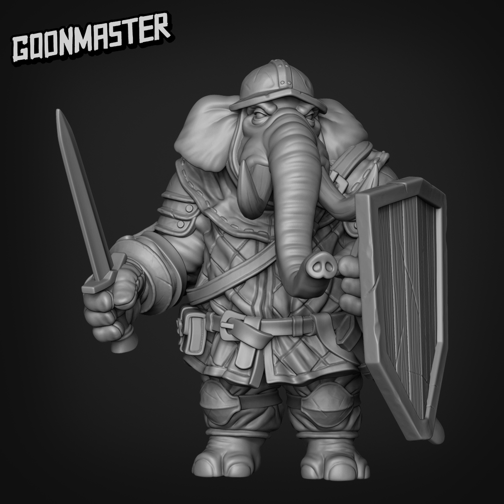 Elephant Sword & Shield Warrior Bundle