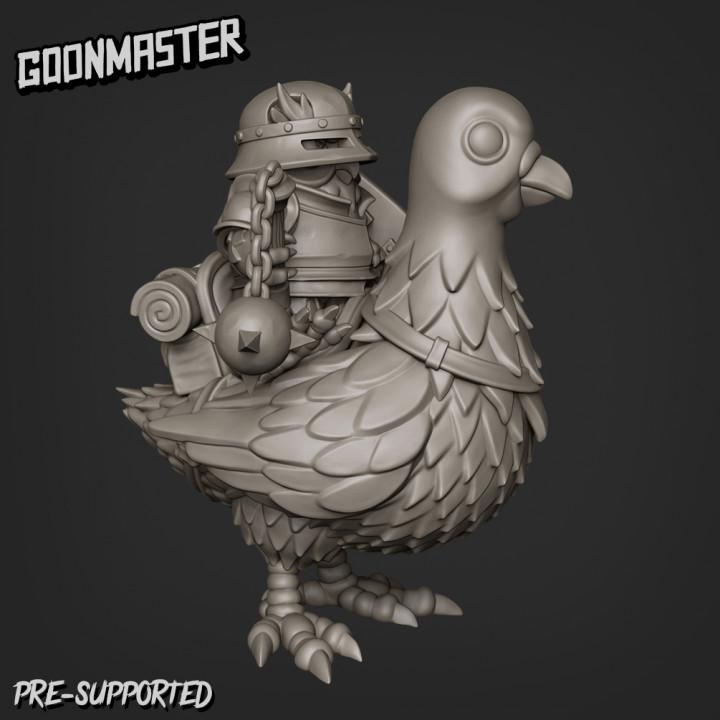Pigeon Mount and Owl Riders