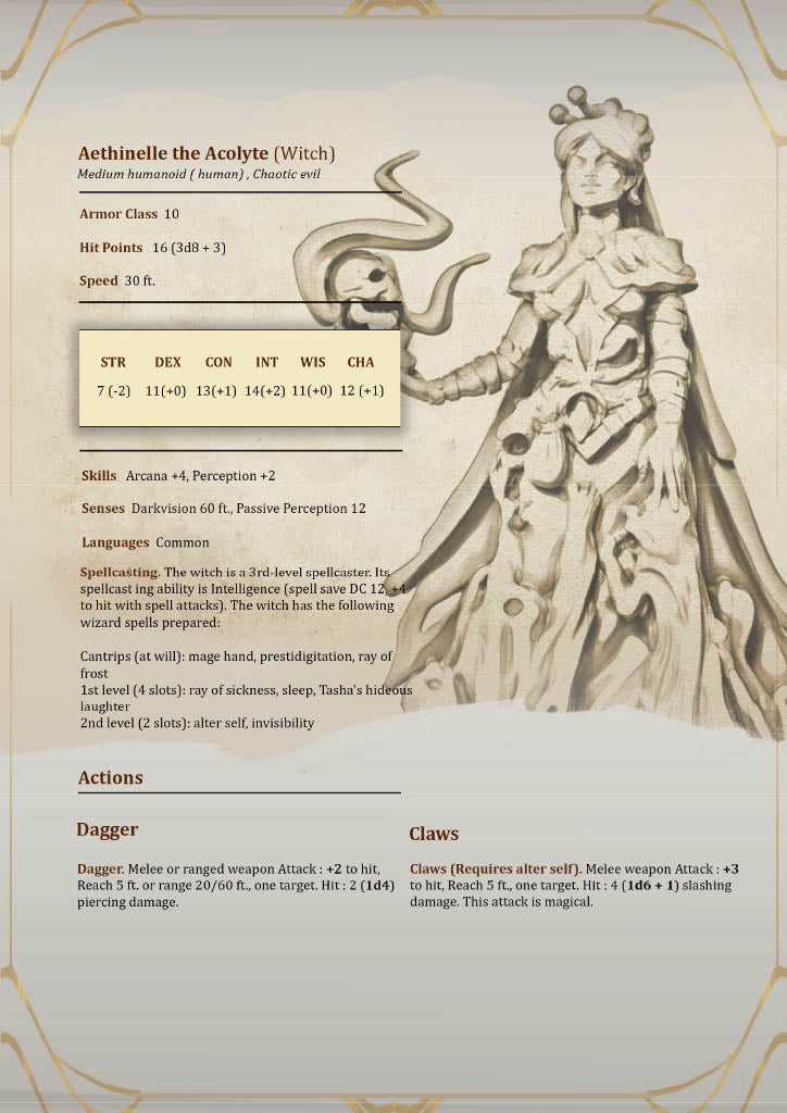 Aethinelle the Acolyte
