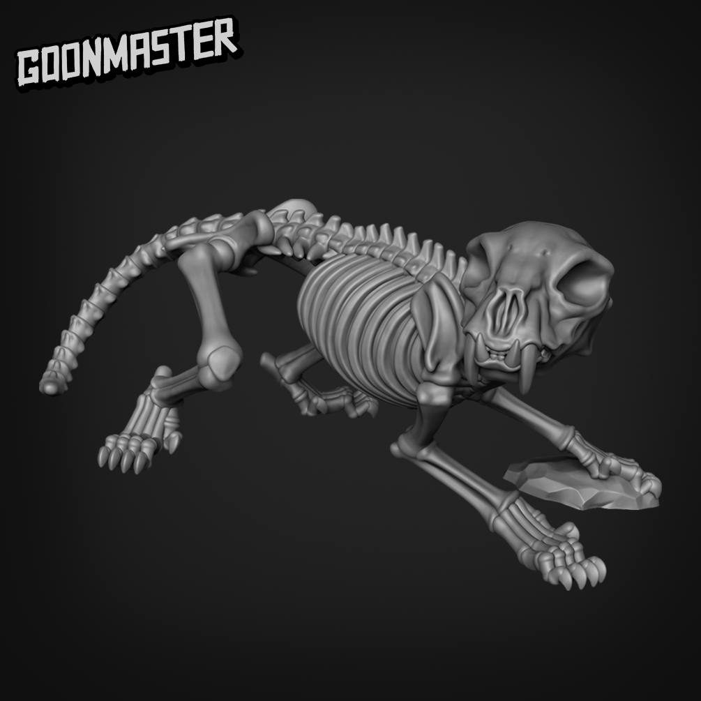 Big Cat Skeletons Cavalry Bundle