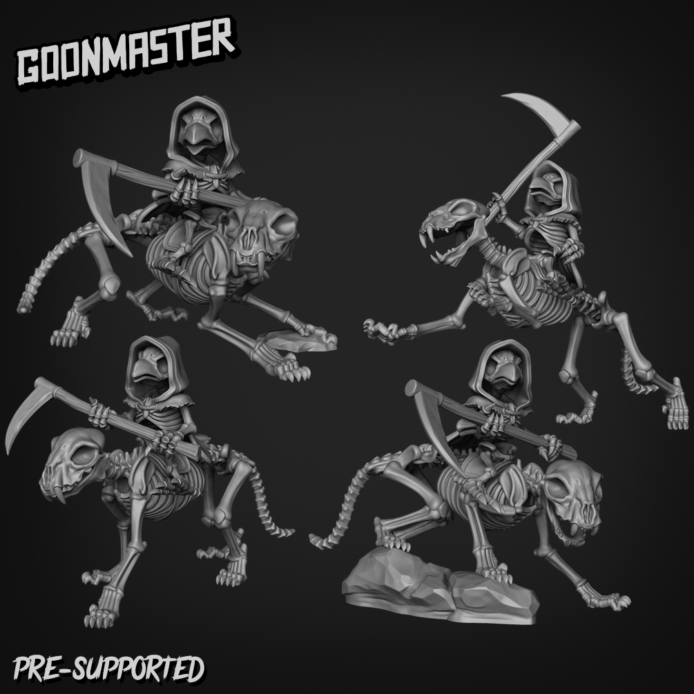 Big Cat Skeletons Cavalry Bundle