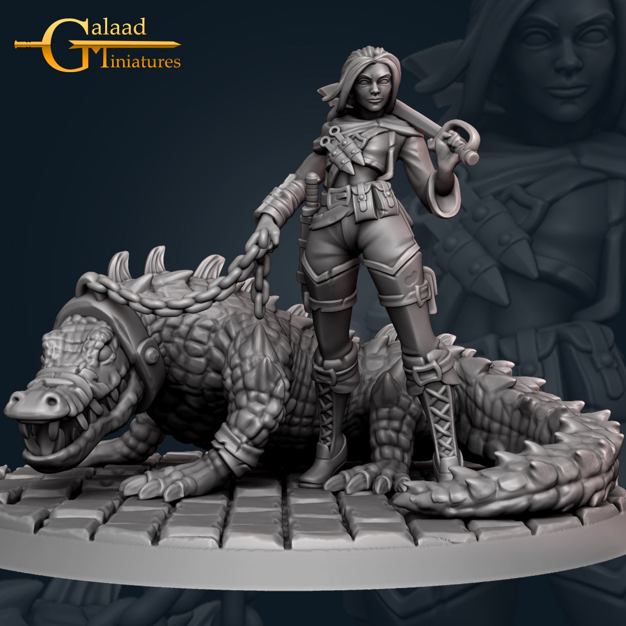 Maeva and Crocodile