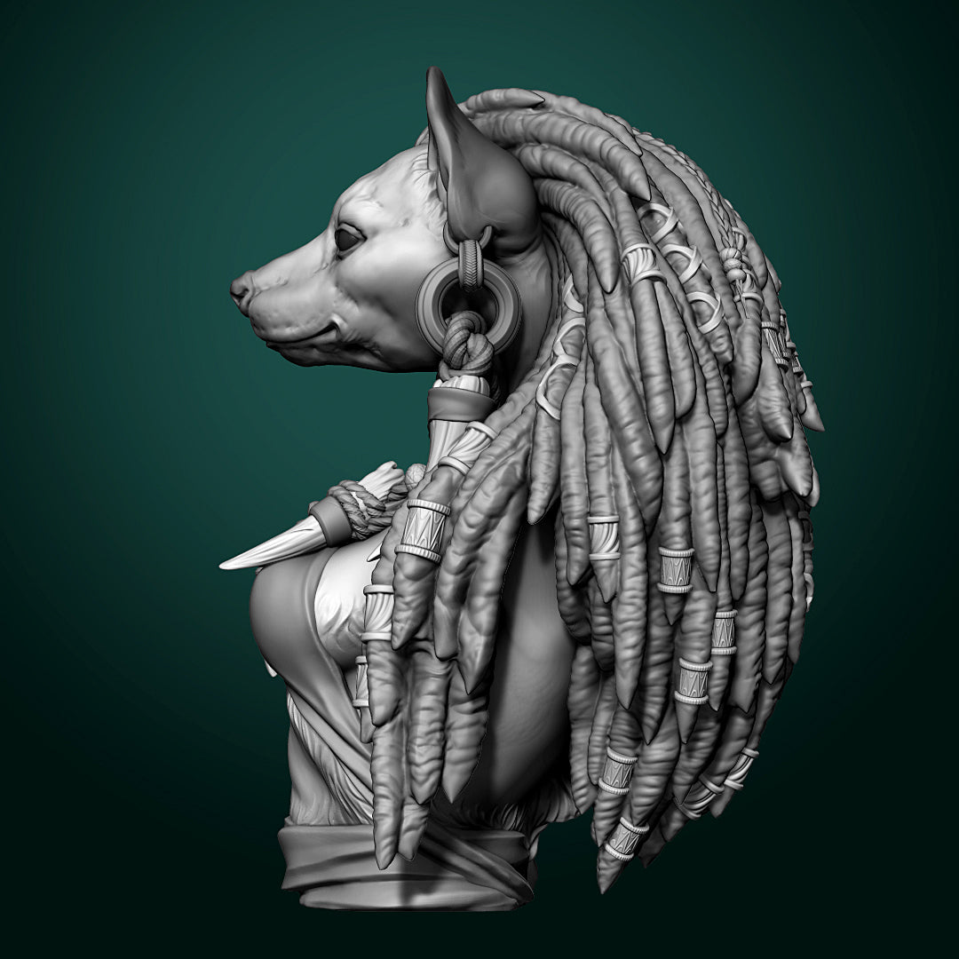 Meirosa - Gnoll Matriarch - Bust
