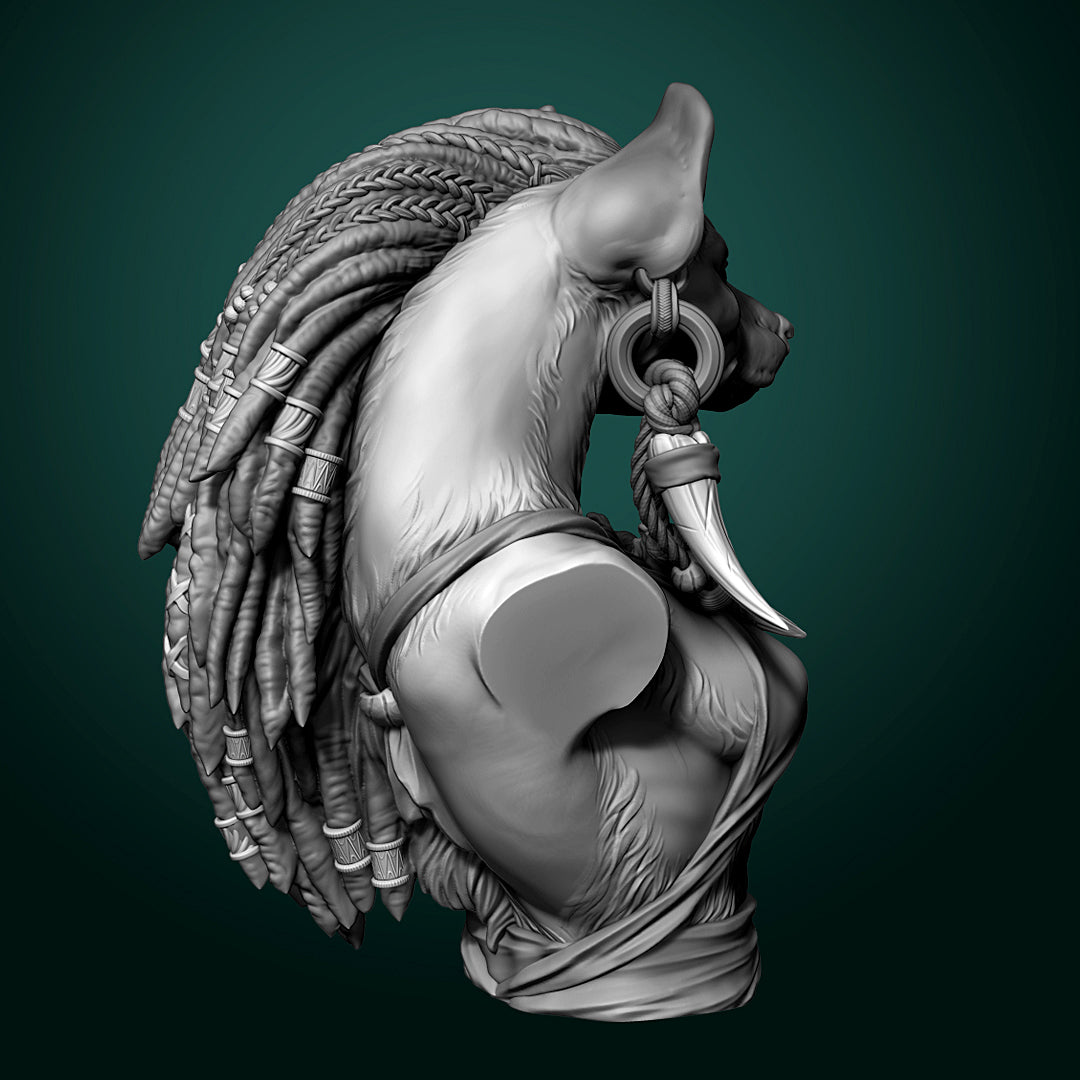 Meirosa - Gnoll Matriarch - Bust