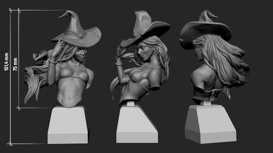 Anita The Young Witch - Bust