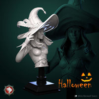 Thumbnail for Halloween Witch - Bust