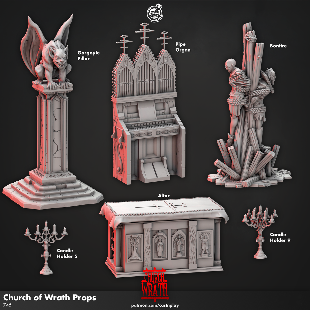 Church of Wrath Props