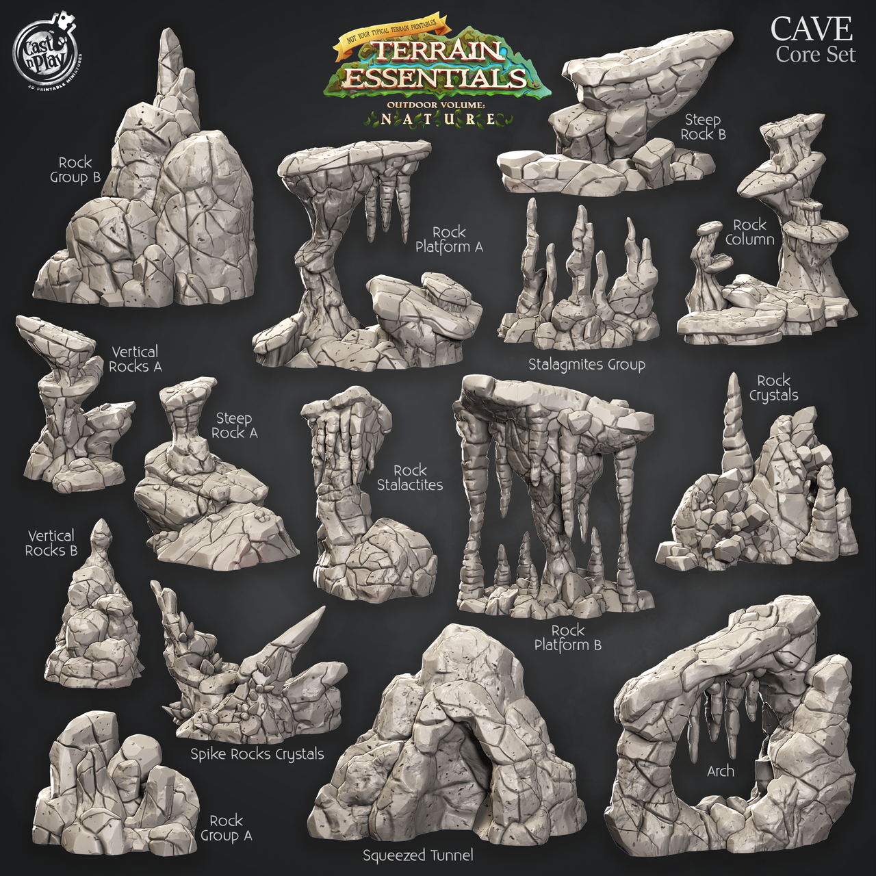 Cave Terrain - Core Set
