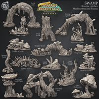 Thumbnail for Swamp Terrain - Flowers, Arches, Mushrooms, and Fauna