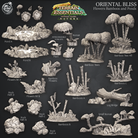 Thumbnail for Oriental Terrain - Flowers, Bamboo, and Ponds