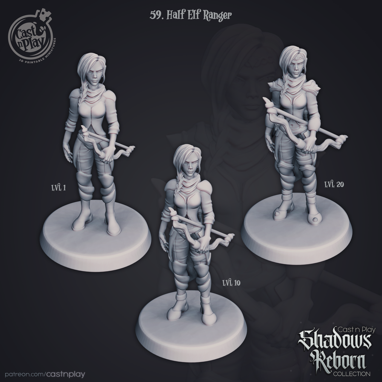 Half Elf Ranger Bundle