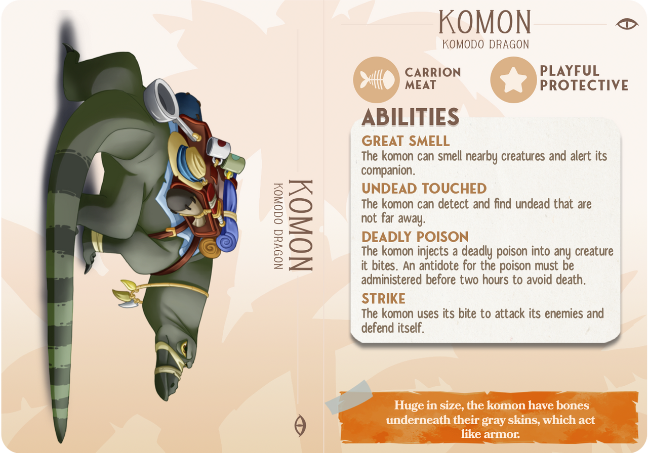 Komon the Komodo Dragon