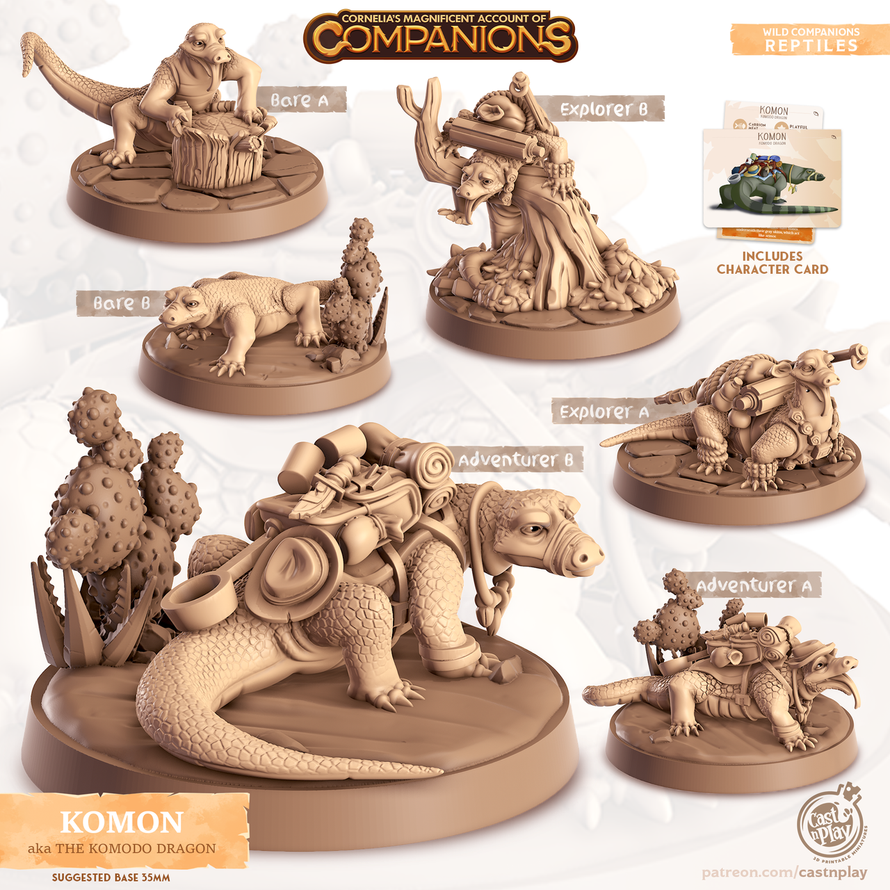 Komon the Komodo Dragon