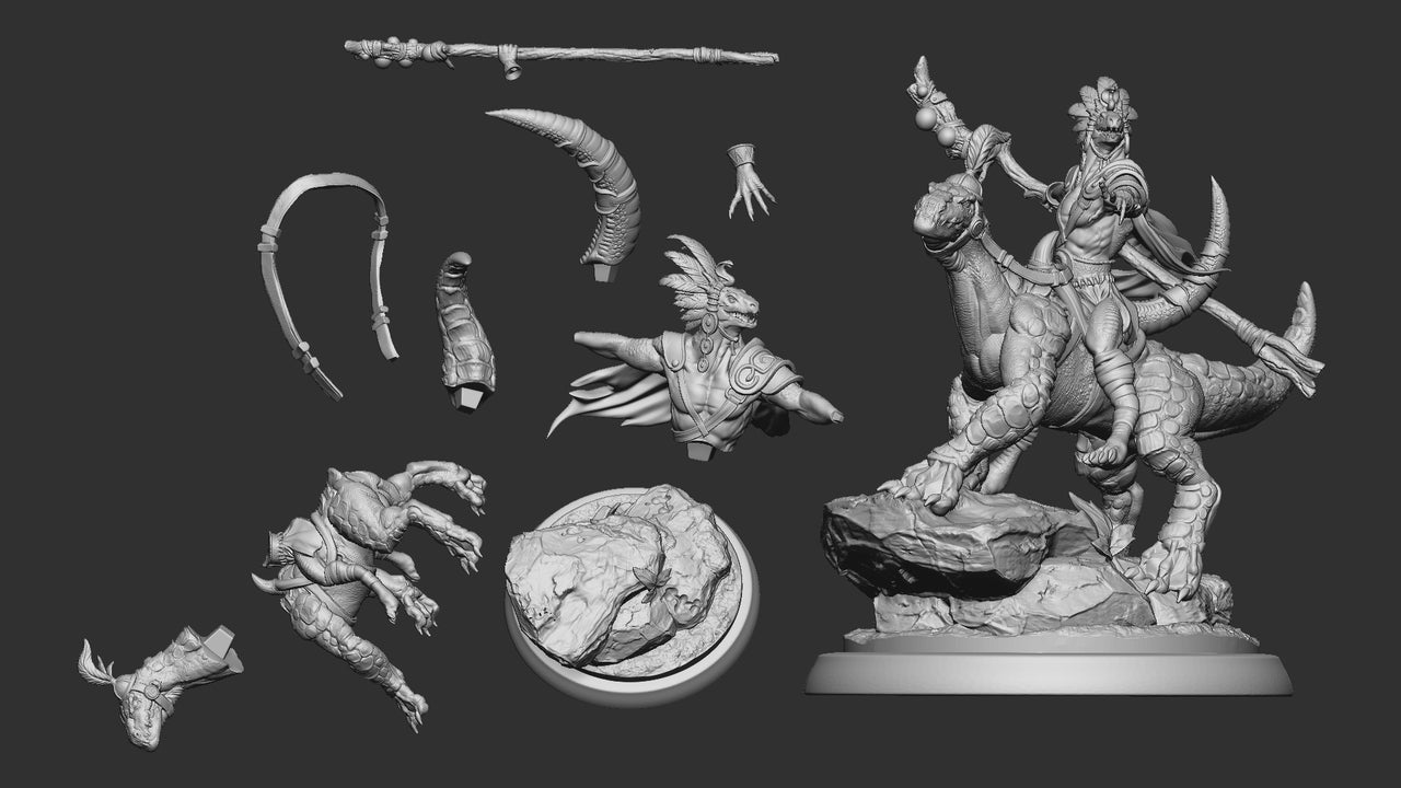 Lizardfolk Rider