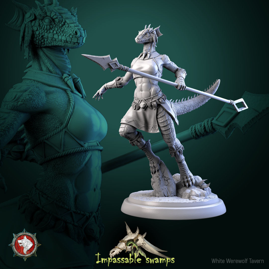 Lizardfolk Female Warrior Bundle