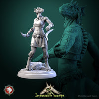 Thumbnail for Lizardfolk Female Warrior Bundle