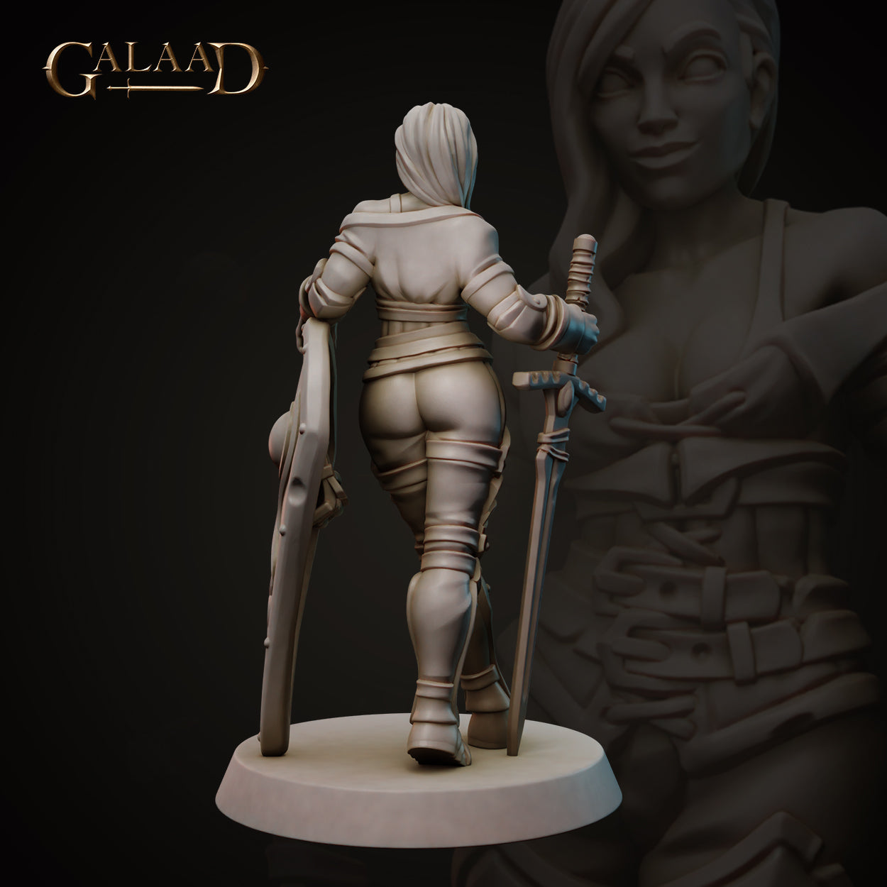 Pinup Female Knight