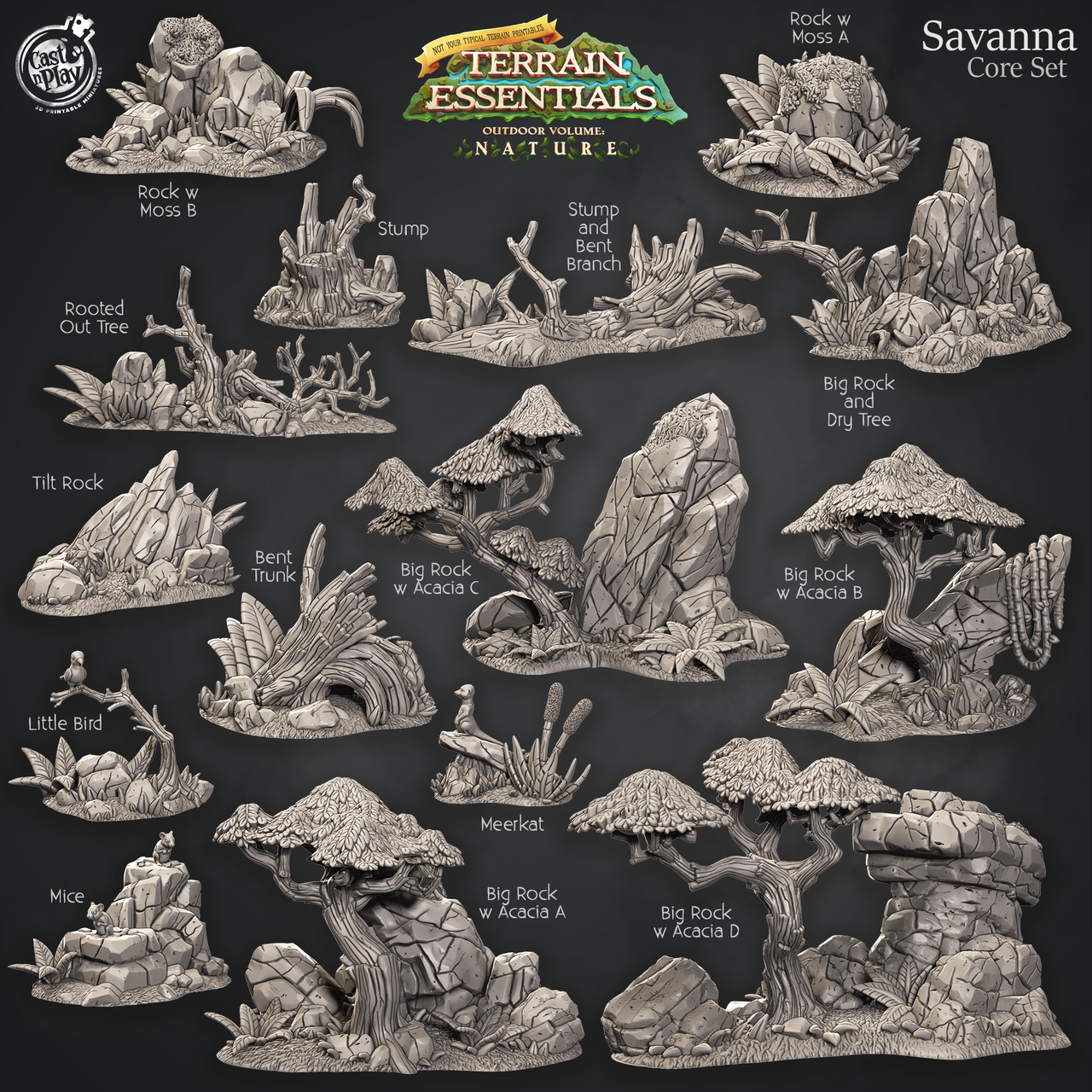Savanna Terrain - Core Set