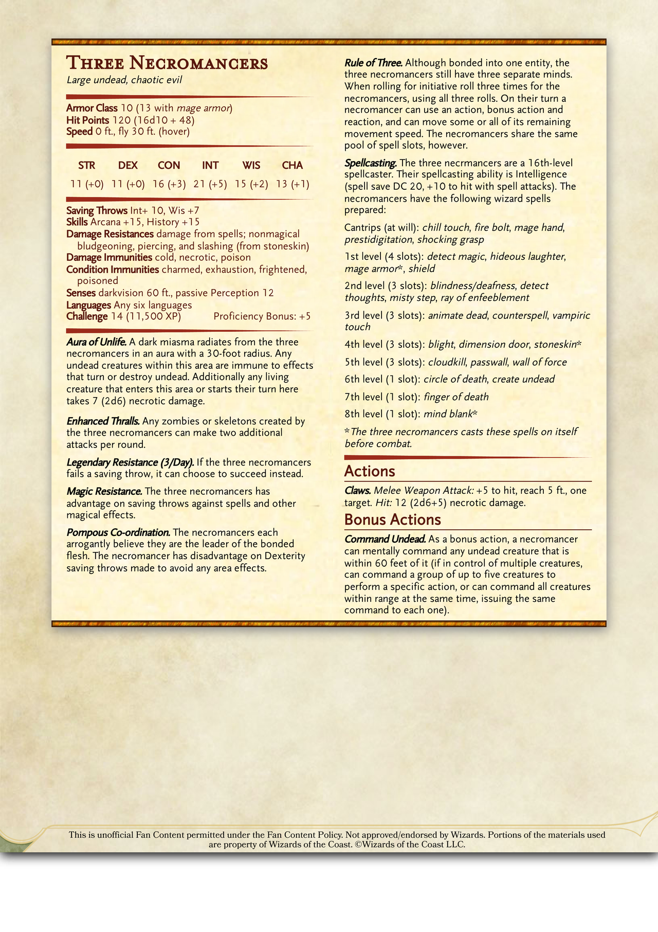 Necromancer Ritual