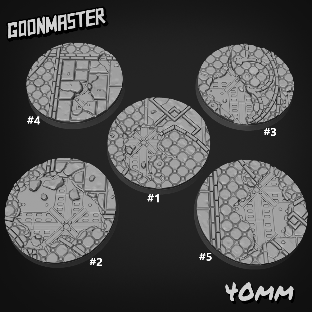 Battle Damaged Cyber Abbey Bases
