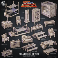 Thumbnail for Pirate's Ship Set - Cabin Furniture