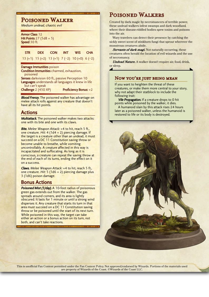 Poisoned Walker Bundle