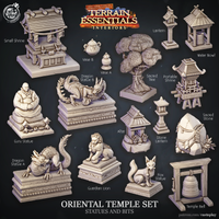 Thumbnail for Oriental Temple Set - Statues and Bits