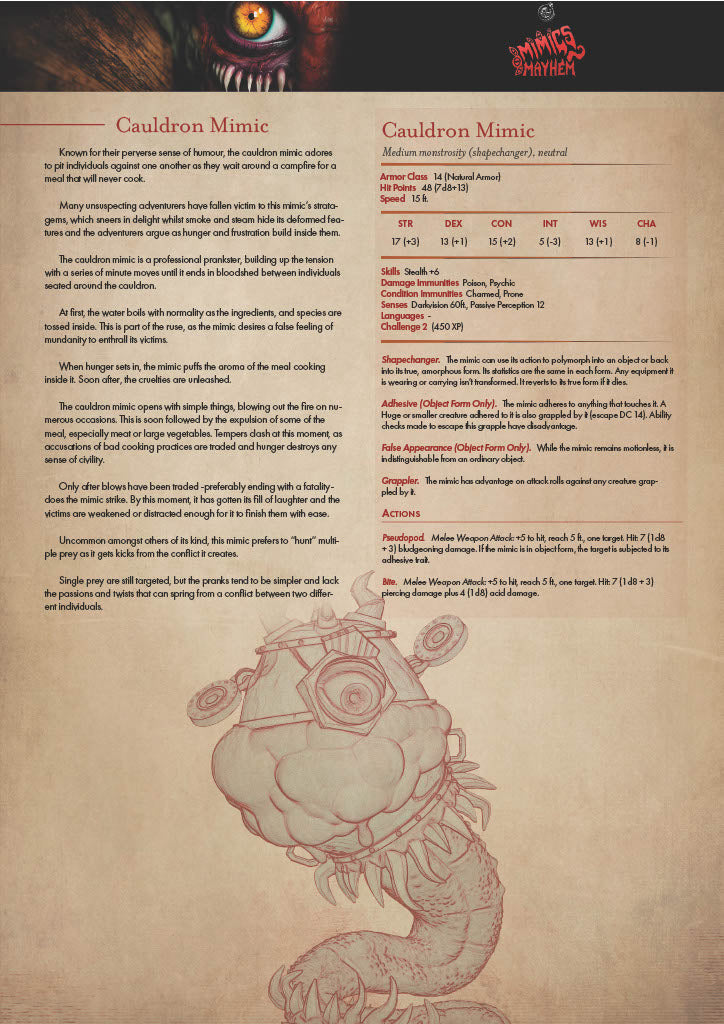 Cauldron Mimic