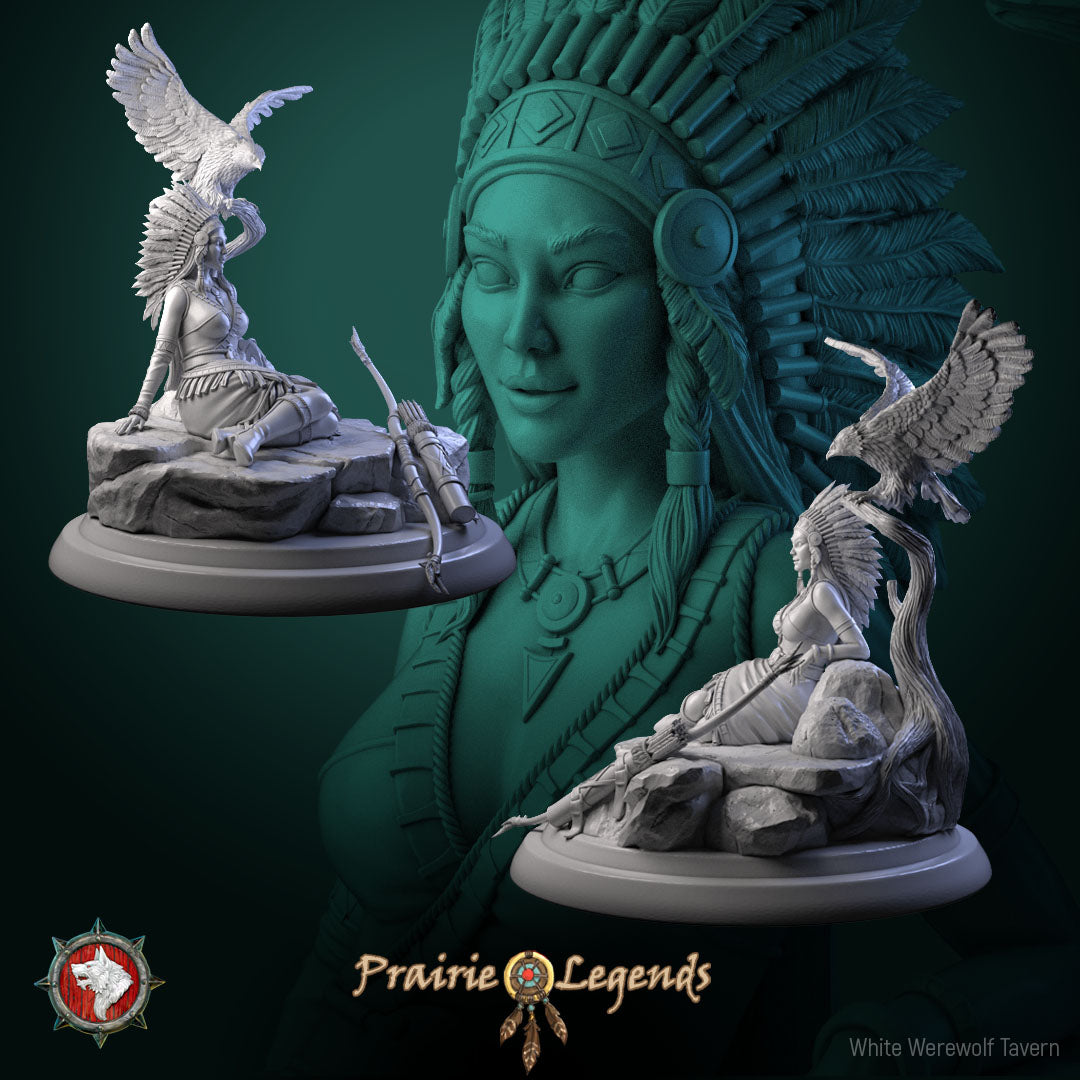 Native People Huntress